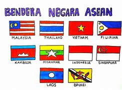 Contoh Gambar Bendera Anggota Asean