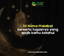 Salah Satu Nama Malaikat Yang Harus Kita Ketahui Adalah